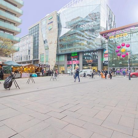 Apartmán Corvin Modern Studio With Ac, Parking Budapešť Exteriér fotografie